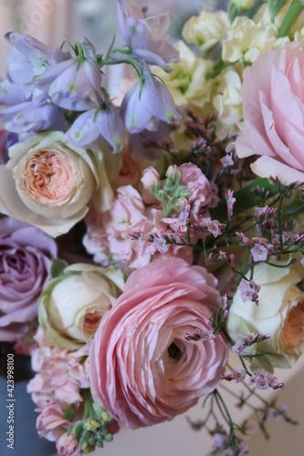 A bouquet of colorful flowers as a gift