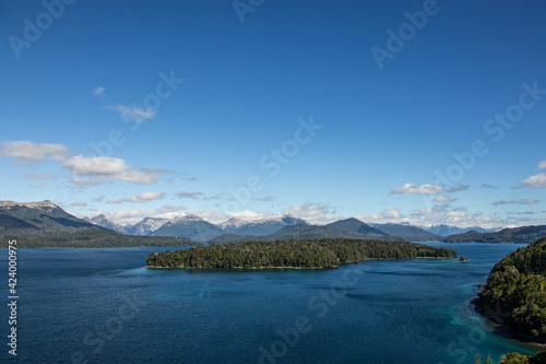 Peaceful landscapes of the south of Patagonia Argentina inspiring peace