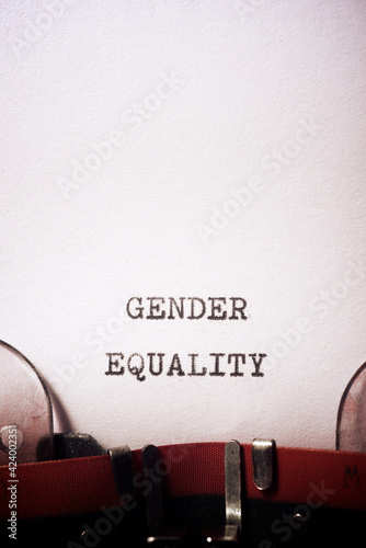 Gender equality concept