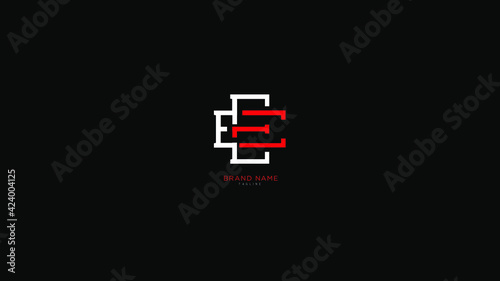 Alphabet letter Initial E, EE, EM logo vector design, minimal, innovative, creative, symbol, sign, monogram, template, logotype, concept, branding for premium business typeface, startup, company etc.