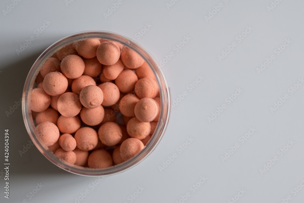 Boilies, fishing baits, close up, Fishing baits for carp. Baits for carp. Carp feeder. Carp fishing Boilies, fishing baits, close up, Fishing baits for carp. Baits for carp. Carp feeder. Carp fishing