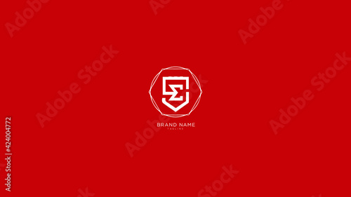 Alphabet letter Initial E, EE logo vector design, minimal, innovative, creative, symbol, sign, monogram, template, logotype, concept, branding for premium business typeface, startup, company etc.