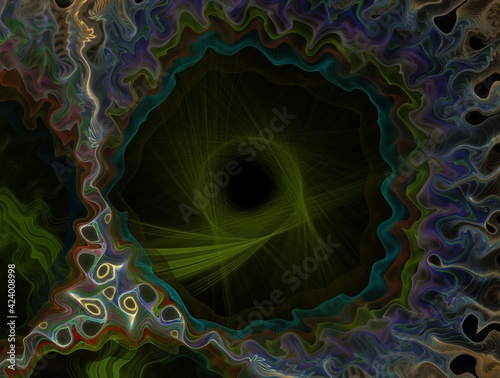 Imaginatory fractal background generated Image