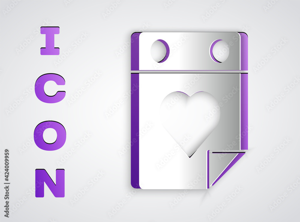 Paper cut Doctor appointment icon isolated on grey background. Calendar, planning board, agenda, consultation doctor. Paper art style. Vector Paper cut Doctor appointment icon isolated on grey background. Calendar, planning board, agenda, consultation doctor. Paper art style. Vector