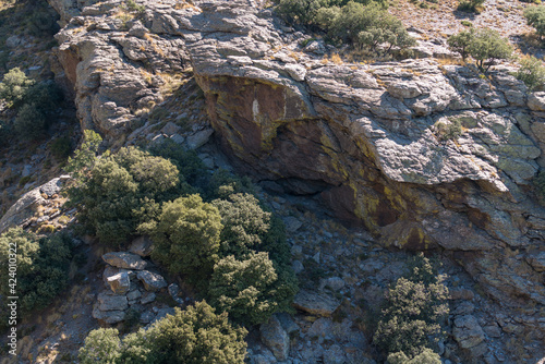 rock gorge in Sierra Nevada in southern Spain