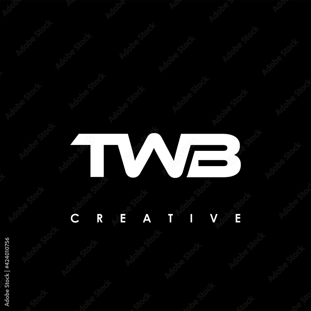 TWB Letter Initial Logo Design Template Vector Illustration TWB Letter Initial Logo Design Template Vector Illustration