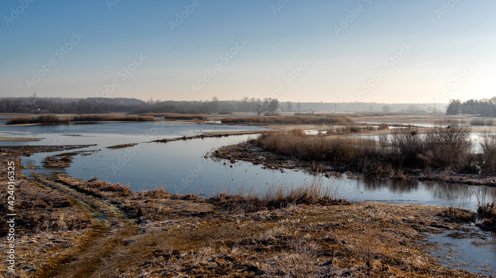 Wiosna w Dolinie Górnej Narwi, Podlasie, Polska Wiosna w Dolinie Górnej Narwi, Podlasie, Polska
