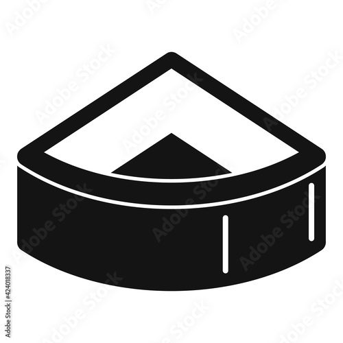 Sanitary jacuzzi icon, simple style