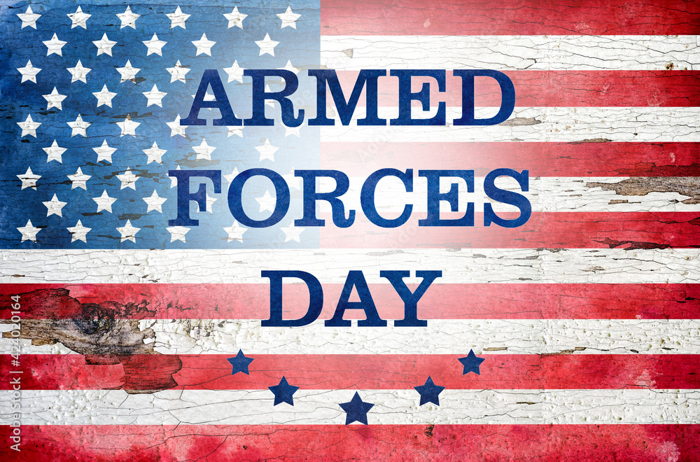 Armed Forces Day. Beautiful greeting card