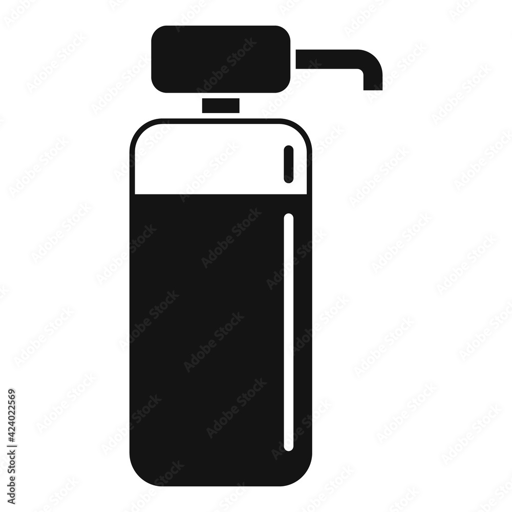 Sanitary antiseptic icon, simple style Sanitary antiseptic icon, simple style