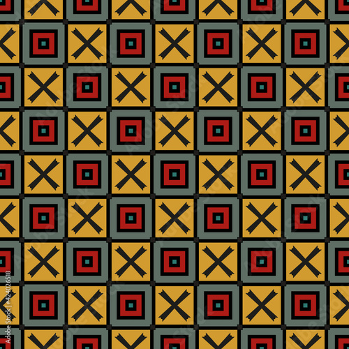 Geometric seamless pattern....