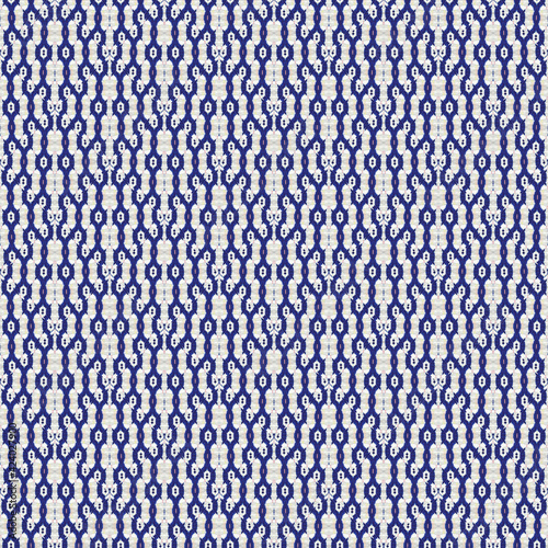 Arabique Watercolor Seamless Pattern. Muslim Arabesque. Geometric Hand Painted Fabric Design. Rough Paint Brush Oriental Teal. Watercolor Brush Paint. Natural Geometric Female Summer Pattern.