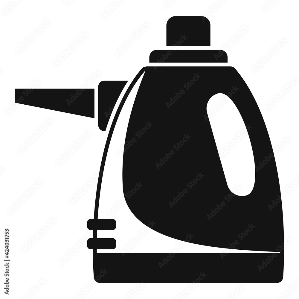 Obraz premium Purity steam cleaner icon, simple style