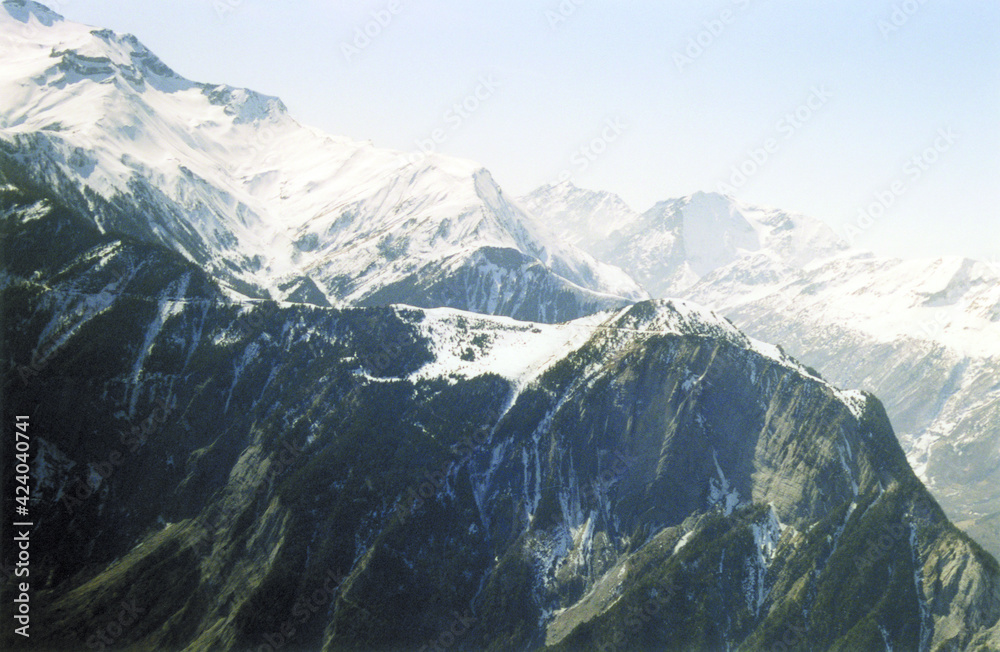 Vues d'ULM de l'Alpes d'Huez