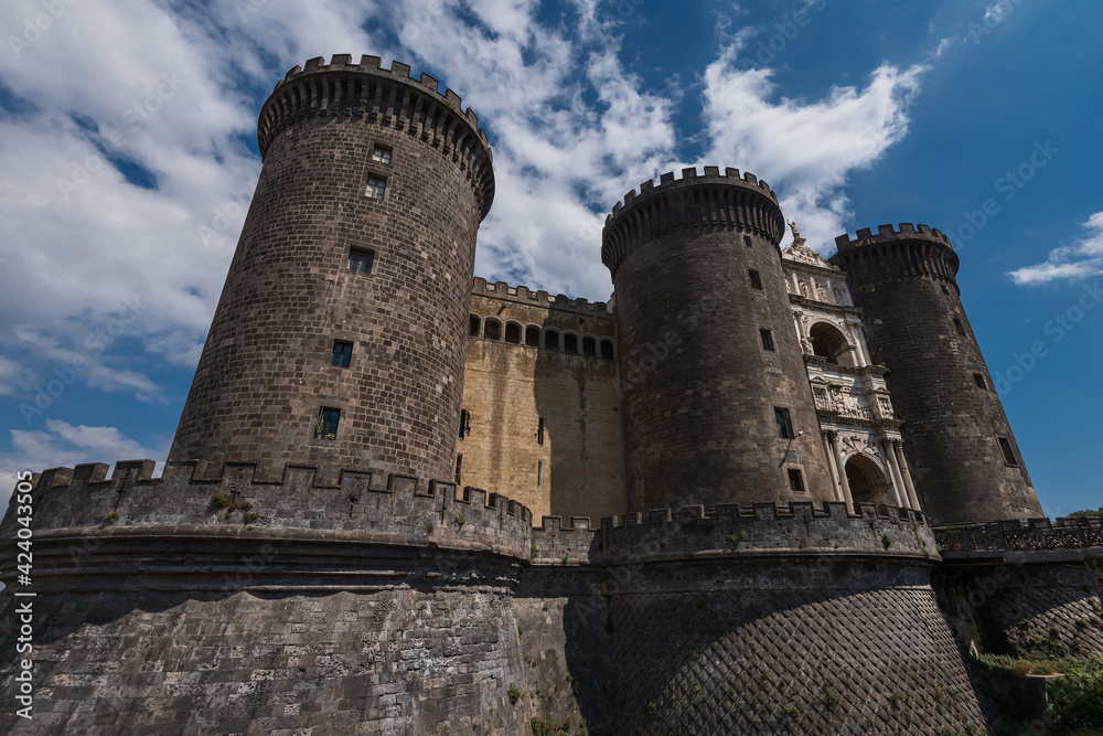 Castel Nuovo, Maschio Angioino Castle in Naples