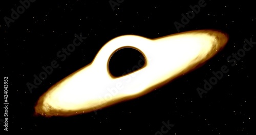 Black holes 3d rendering. Art black hole background. Dark dimension. Mysterious dimension. Wormhole.