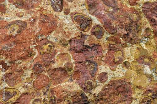 Fotografie bauxite from Les Baux, France for background use