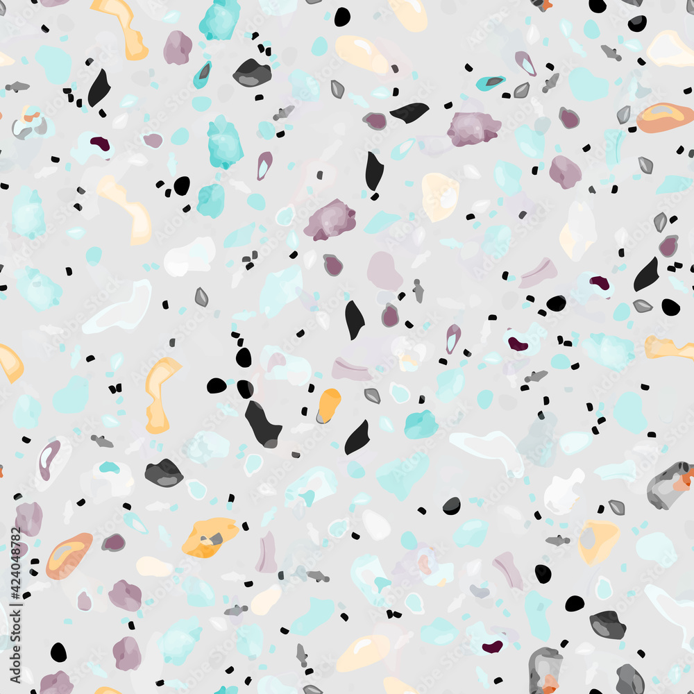 Terrazzo Texture Vector. Flooring Seamless Pattern Terrazzo Texture Vector. Flooring Seamless Pattern