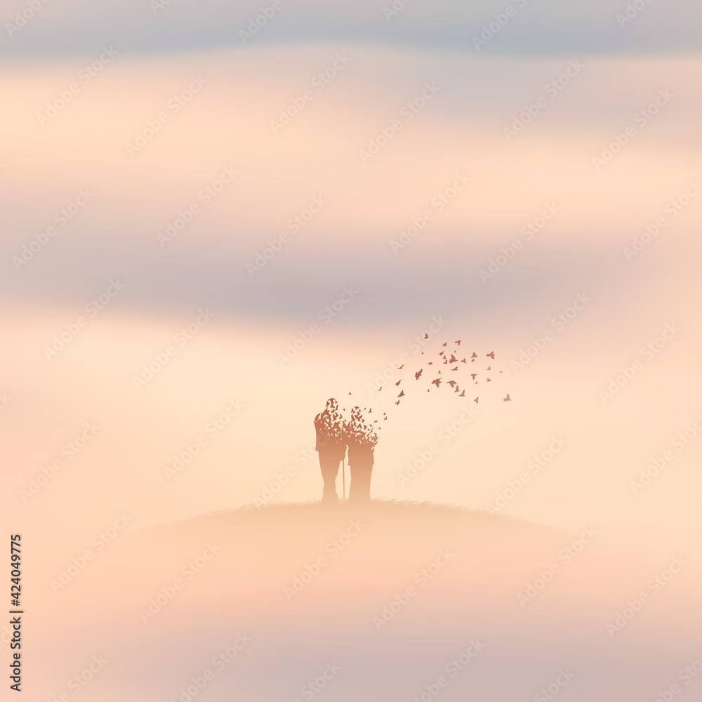 Fotografie People in heaven