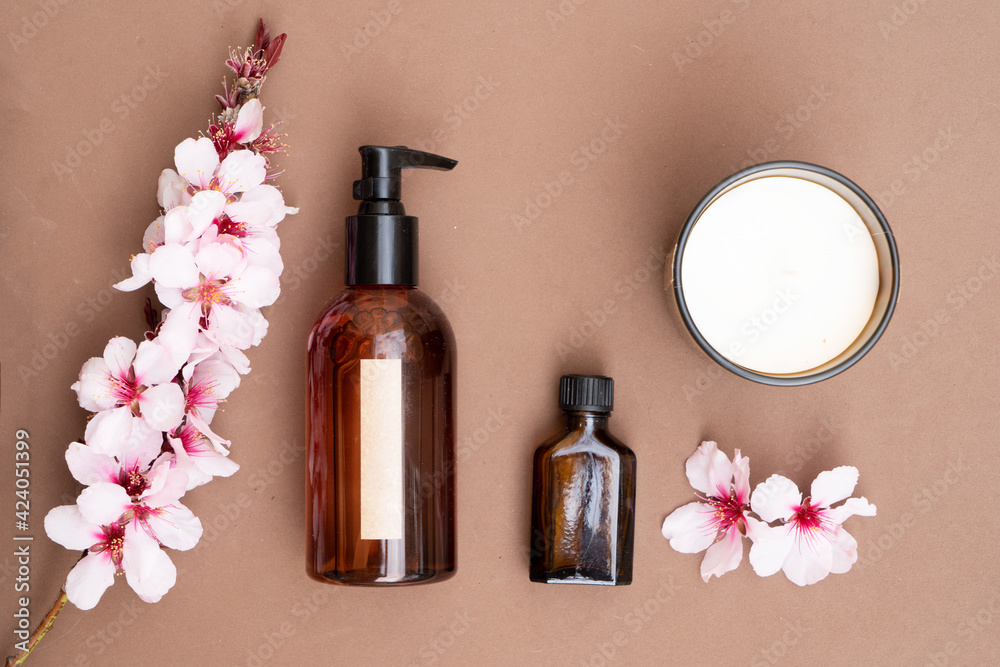 Natural cosmetics set