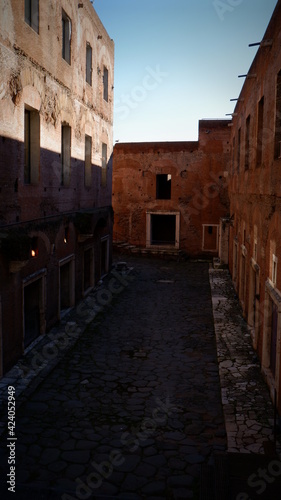 Trajan's Market (Mercati di Traiano) - "world's oldest shopping mall" with campanile in the background | Via dei Fori Imperiali