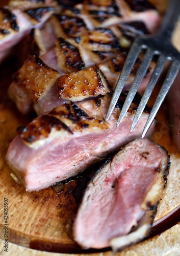 Magret de canard  en tranches