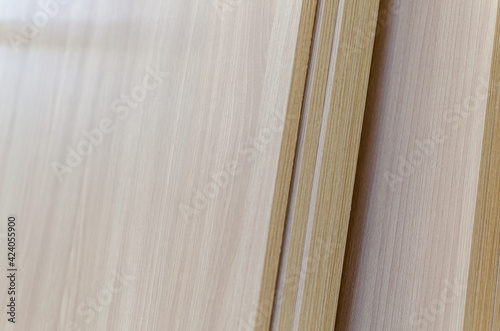 MDF panels for the manufacture of furniture and furniture facades.