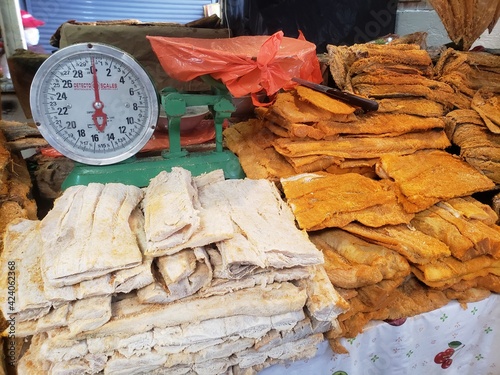 Bacalao, pescado tradicional usado para preparar fanesca en el Ecuador. Delicioso photo