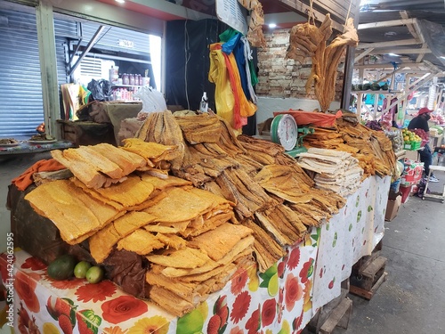 Bacalao, pescado tradicional usado para preparar fanesca en el Ecuador. Delicioso photo