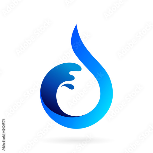 splash water droplet vector