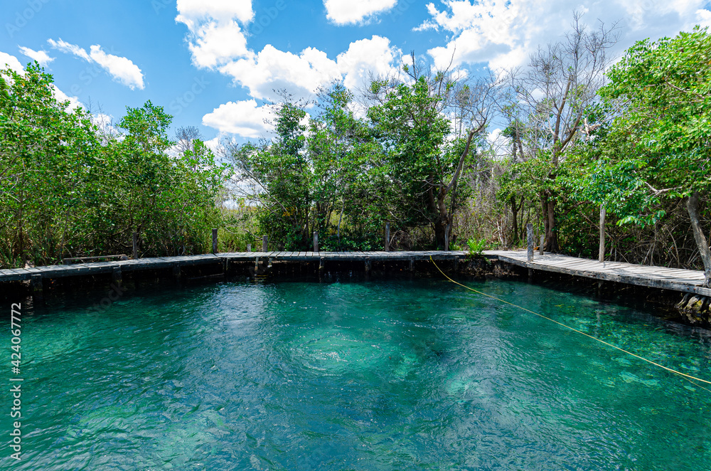 Yalahau lagoon near Holbox island, Quintana Roo, Mexico