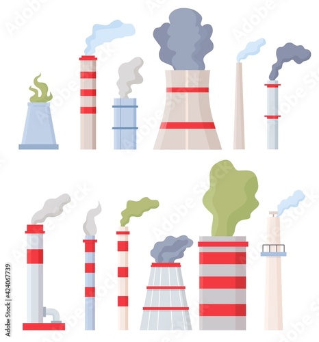 Fotografia Factory chimney with smoke