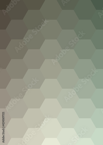 Abstract color Low-Polygones Generative Art background illustration