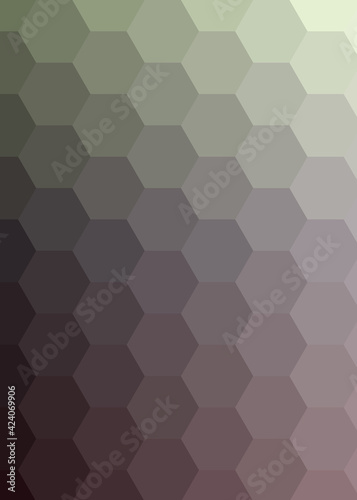 Abstract color Low-Polygones Generative Art background illustration