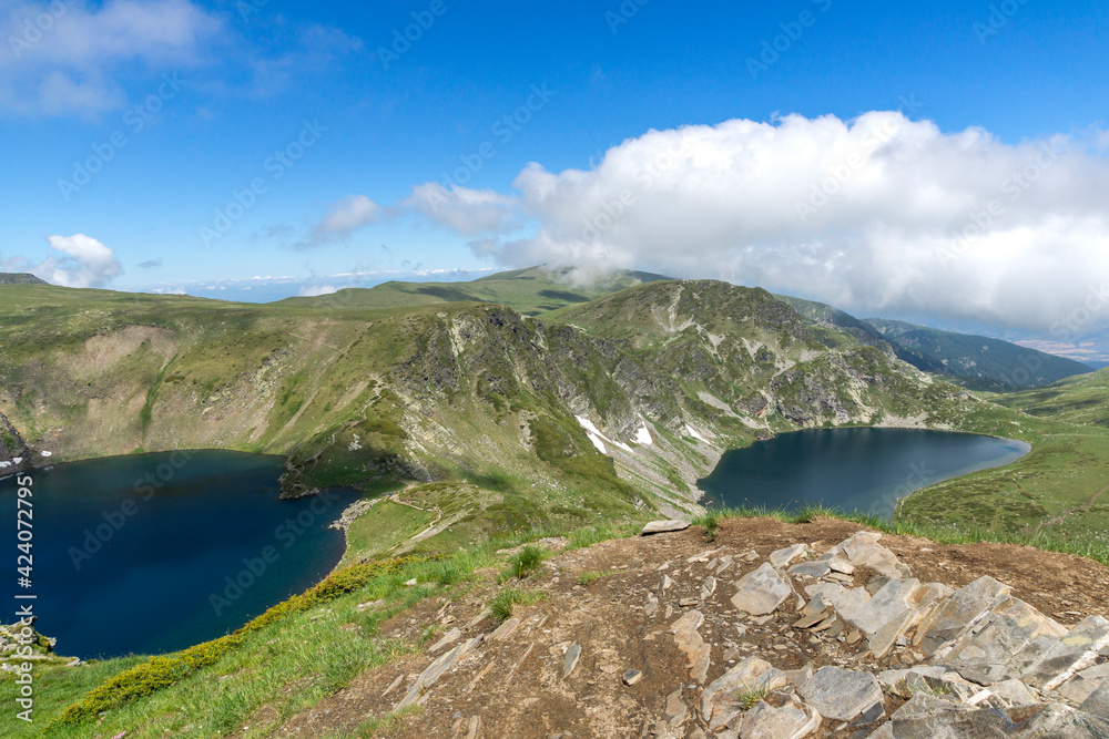 Landscape of The Seven Rila Lakes, Rila Mountain, Bulgaria