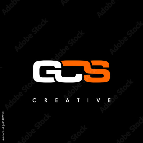 GCS Letter Initial Logo Design Template Vector Illustration photo