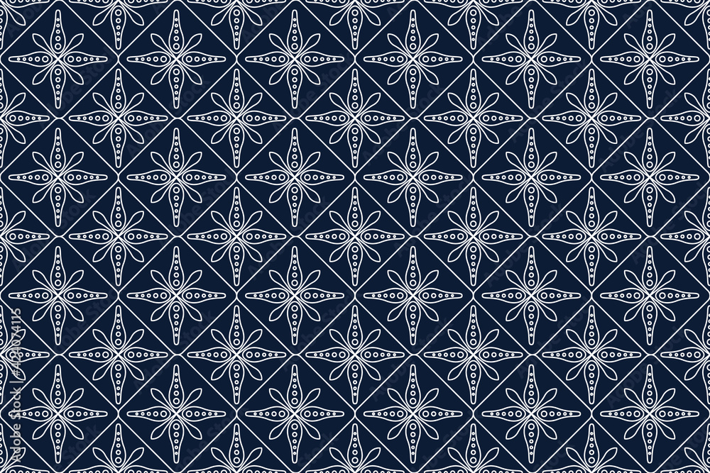 Seamless pattern with abstract geometric vector Seamless pattern with abstract geometric vector