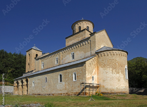 Serbian Orthodox Monastery Sopocani, Unesco world heritage site, Serbia photo