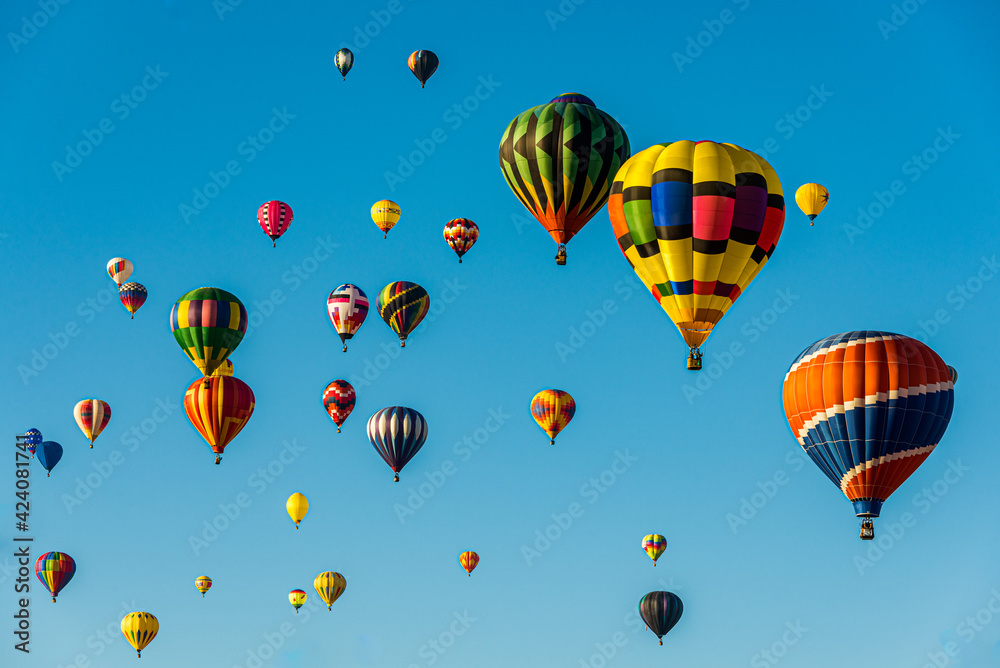 Mass Launch of Hot Air Balloons