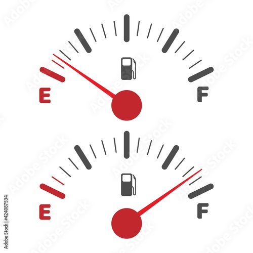 Gas tank indicator icon