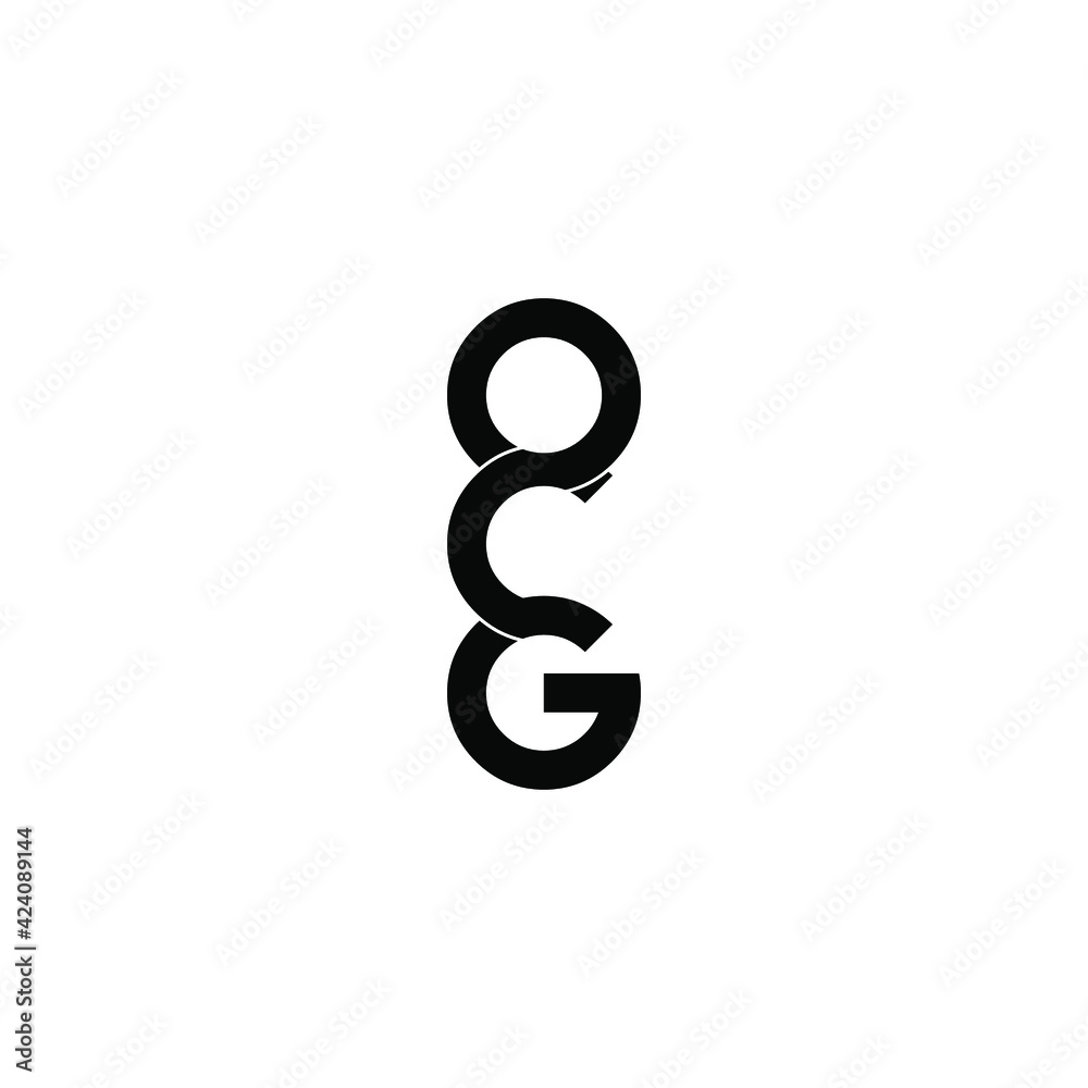 ocg letter original monogram logo design ocg letter original monogram logo design