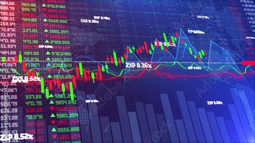 Investing in diversify assets, forex trading and investment. Money and trade concept. Trading graph and money. Investment and security concept. trading cost. Earnings and profit rate.