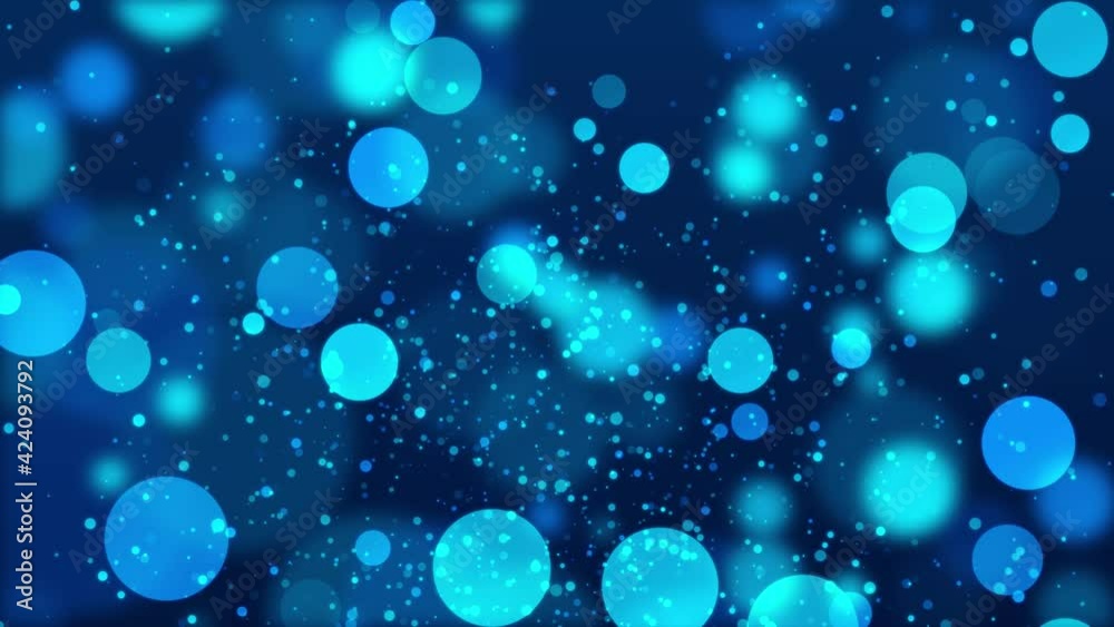 Glitter Blue and Orange SoftFocus Lights Flashing Loop Background.Decoration at Happy christmas holiday. Happy new year. Focus Features. Lens Bokeh. Flare lights. Dark Background. Close up