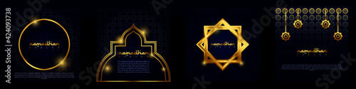 ramadhan kareem background template