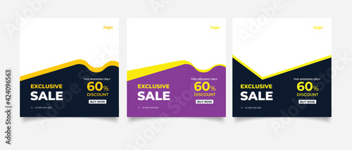 Home appliances social media square banner template