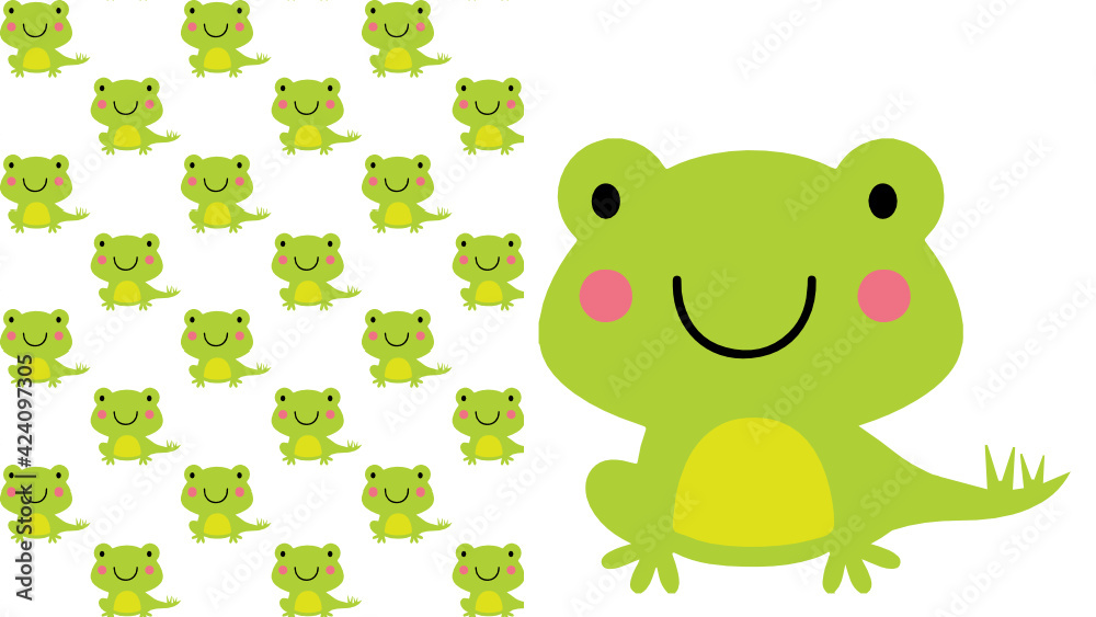 Obraz premium Dinosaur frog