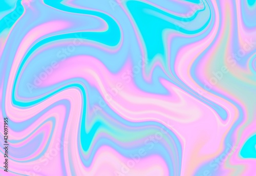 фотографія graphic illustration of liquid swirl marble pattern background in vivid pastel t