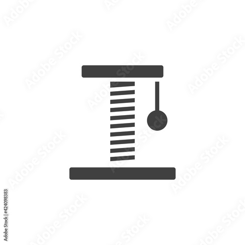 Cat scratcher vector icon