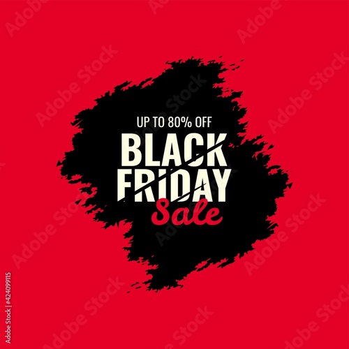 Wallpaper Mural illustration vector graphic abstract black friday banner backlight promotion Torontodigital.ca