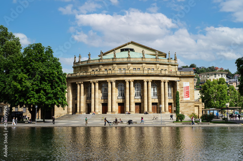 STUTTGART, GERMANY - JULY 15, 2012: Opera House of Stuttgart State Theater.